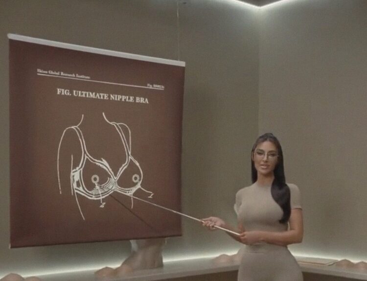 Kim Kardashian Rocks 'ULTIMATE NIPPLE BRA' In New SKIMS Ad 